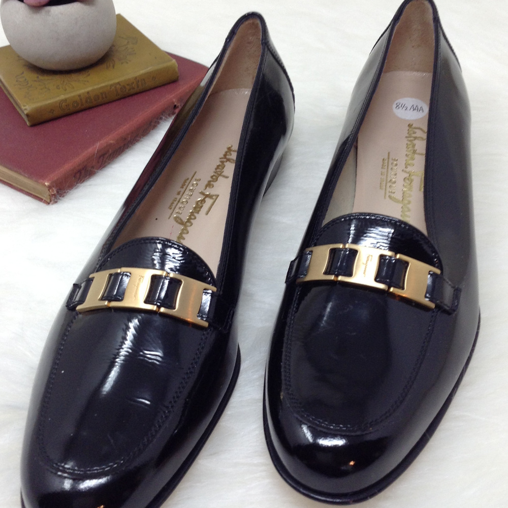 Ferragamo Patent Flats